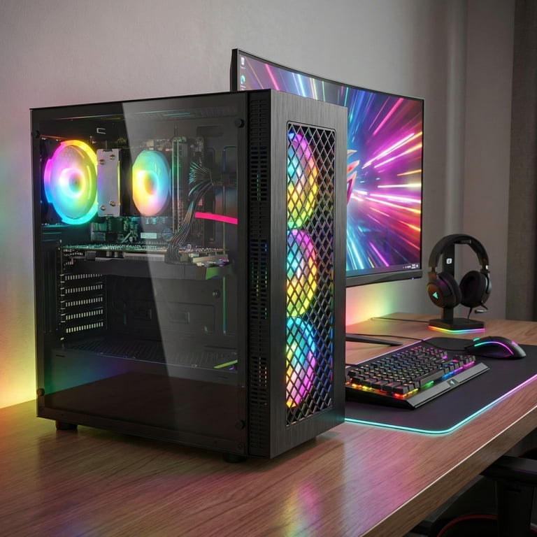 STGAubron Gaming PC, i7 3.4-3.9G, RTX 2060 Super 8G, 32G RAM, 1TB