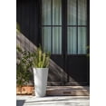 thumbnail image 5 of Veradek Demi Series 26" Tall Plastic-Stone Planter - White, 5 of 11