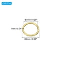 thumbnail image 2 of Uxcell Anillas Abiertas de 9mm, 500Pcs Conectores de Anillo Redondo Sólido de Cobre, Cobre, 2 of 5
