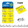 thumbnail image 5 of CHAXIN 6 Pairs Carbon Steel Quick Master Links for Mountain Road Bike 6/7/8/9/10/11/12S, 5 of 7