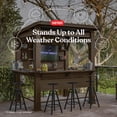 thumbnail image 3 of Signature 6x7 Patio Gazebo Bar – Ideal for Outdoor Cooking and Entertaining, Pine, 3 of 14