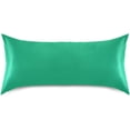 thumbnail image 3 of GZHJMY Solid Color Satin Pillowcase, Soft Breathable Silk Pillow Case with Envelope Closure for Hair and Skin, Queen Size 30 x 20 Inch Home Decor, 3 of 7