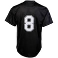 thumbnail image 3 of Men's Mitchell & Ness Bo Jackson Black Chicago White Sox Cooperstown Collection Big & Tall Mesh Batting Practice Jersey, 3 of 3