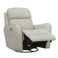 thumbnail image 2 of Pemberly Row Upgrade Muslin Cordless Swivel Glider Recliner Two Pack, 2 of 8