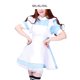 thumbnail image 5 of Guardurnaity Disfraz fácil de usar, cómodo y elegante, disfraz de mucama de Lolita, Cosplay Disfraces de disfraces azul METRO, 5 of 6