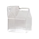 thumbnail image 2 of Billuyoard Botella de agua con forma de caja de leche de cristal, bonita botella transparente de 350ml de boca ancha para oficina, dormitorio, Cocina y Comedor, 2 of 6
