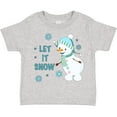 thumbnail image 3 of Inktastic Let It Snow Snowman Boys or Girls Toddler T-Shirt, 3 of 5