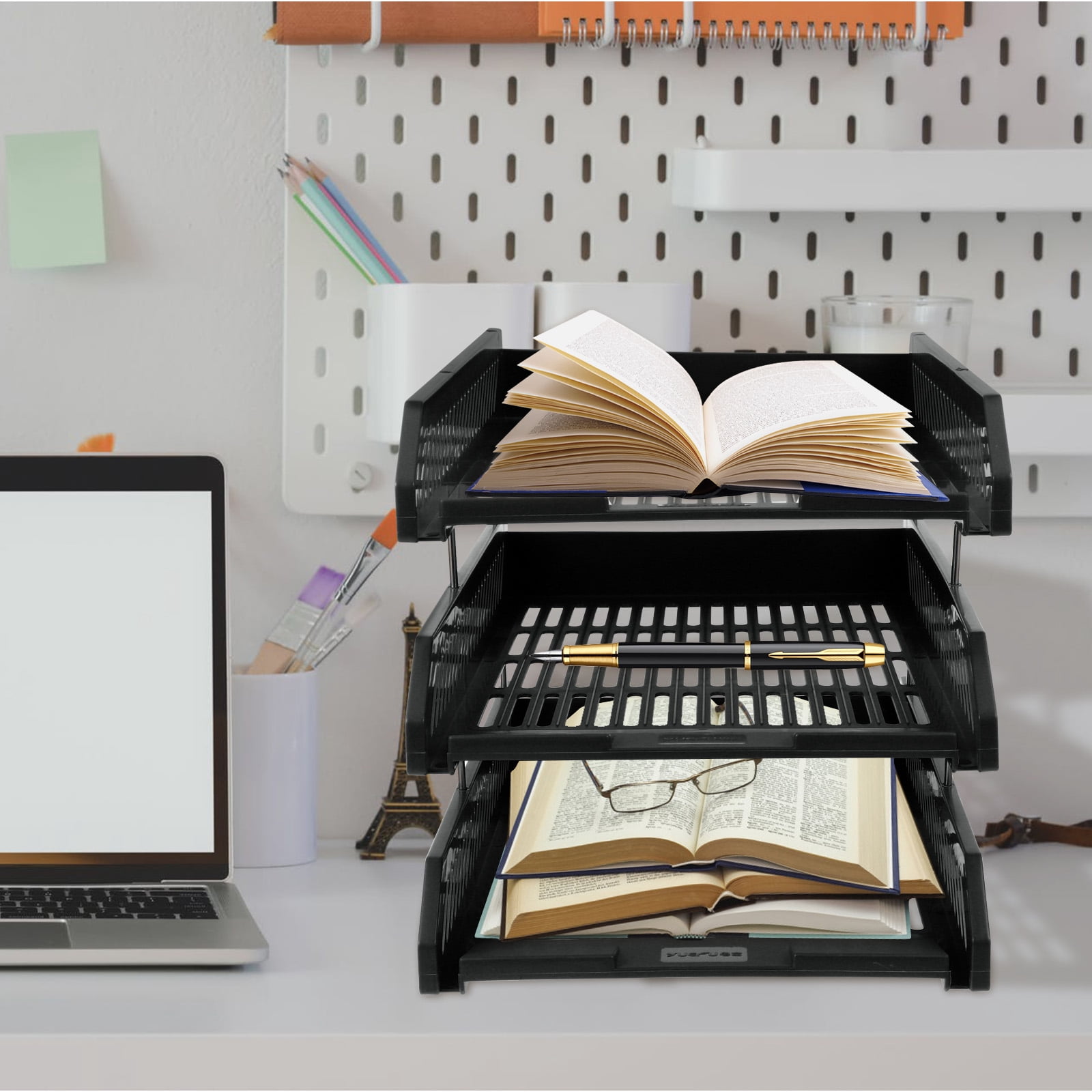Worgeous  Workspace File Storage Rack Desk Accessory Office Holder Document