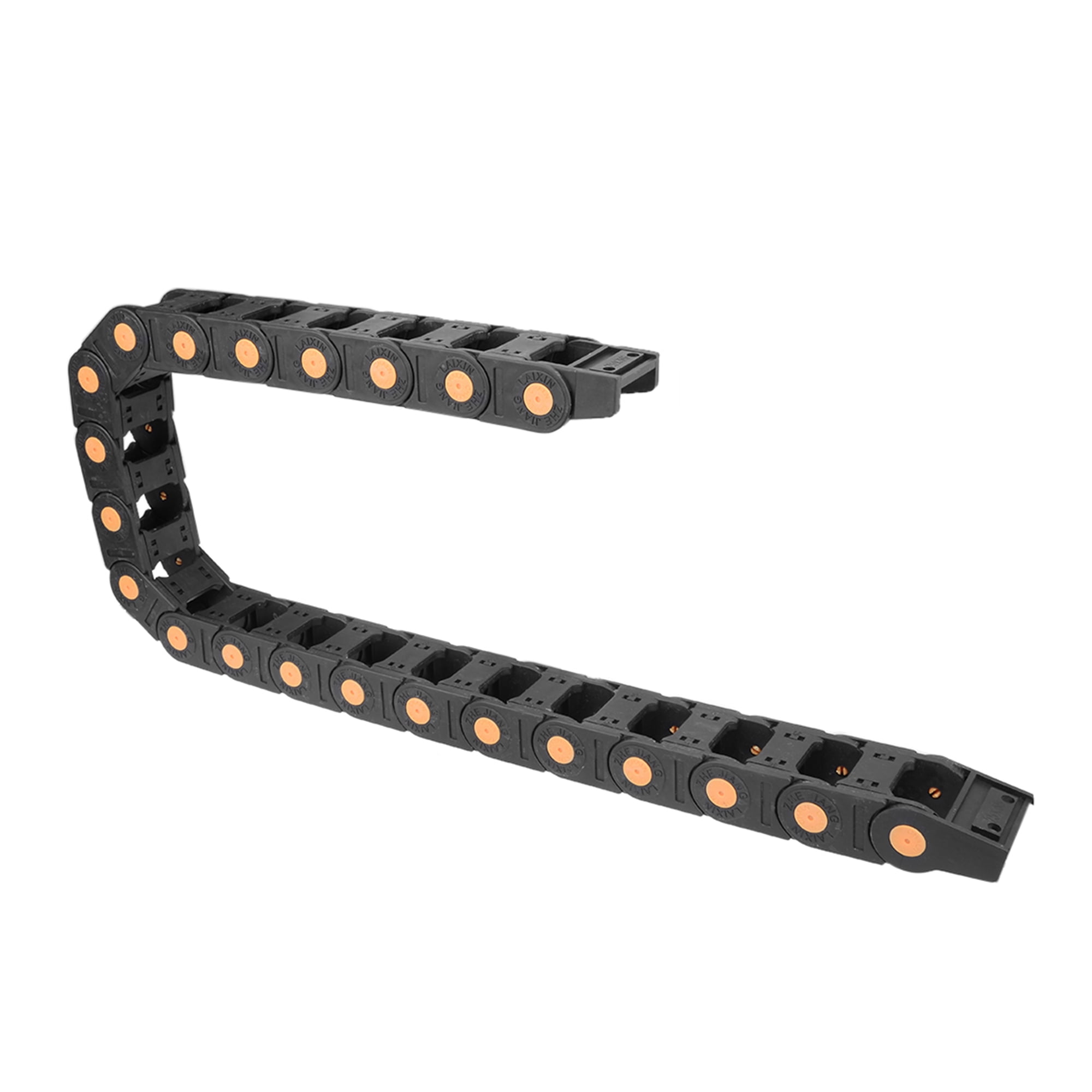 Drag Chain Cable Carrier Open Type with End Connectors R55 25X38mm 1M