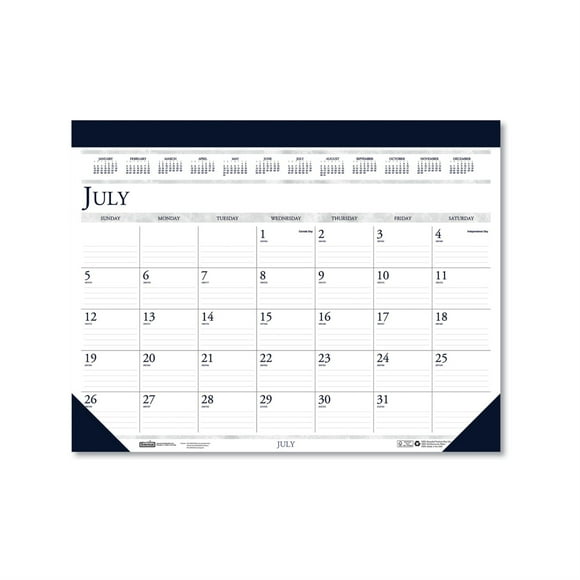 Essendant, Inc HOD155HD House of Doolittle 100% Recycled Academic Desk Pad Calendar ,CALENDAR,DSKPD,ACAD,22X17