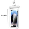 Transparent Swimming Phone Pouch Border Usable Screen Responsive