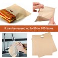 thumbnail image 2 of Toaster Bag Safe Household Kitchen Temperature Resistance Baking Accessory Non-stick Microwave Oven Bread Bags Toasting Pouch, 2 of 7