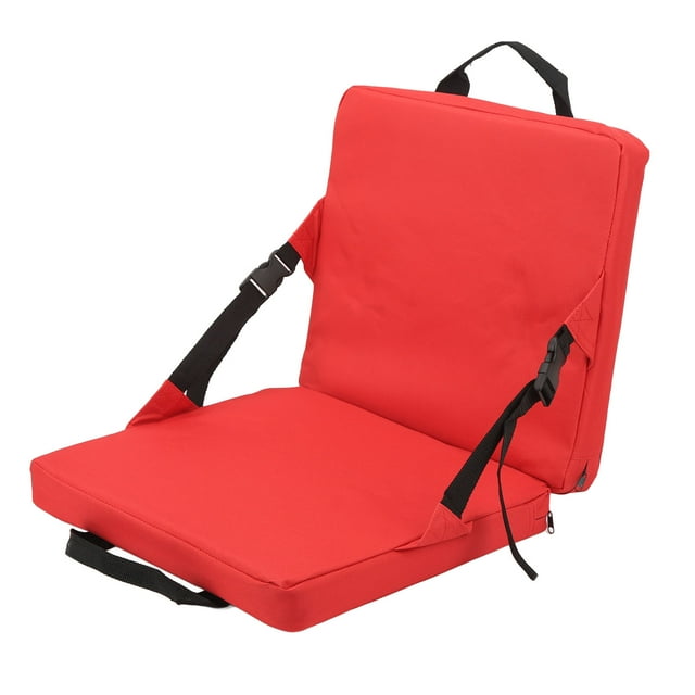 Foldable Chair Cushion, EPE And Sponge Wear Resistant Multifunctional Outdoor Beach Cushion For Playing Field Red,Blue,Black