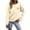 Beige, variant on Women's Fashionable Printed Crew Neck Hoodie Color Sweatshirt Women Ladies Hoodies Pullover Sweatshirt Color Long Sleeve Sweatshirt Comfort Color Sweatshirts Women Full Zip Hoodie Women Hot Sweatshirt