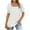 White-01, variant on Mittory Tops for Women Summer Casual Ruffle Trim Sleeve Square Neck T Shirts