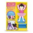 thumbnail image 2 of Melissa & Doug Ballerina Leah, Magnetic Dress up, 2 of 2