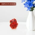 thumbnail image 2 of FRCOLOR  2 Pcs Crystal Animals Owl Ornament Garden Figurine Decorations, 2 of 8