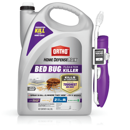 Ortho Home Defense Max Bed Bug, Flea and Tick Killer with Comfort Wand, 1gal