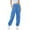 #Blue, variant on DPTALR Women's High Waisted Workout Joggers Baggy Lounge Bottoms,Blue,Size L