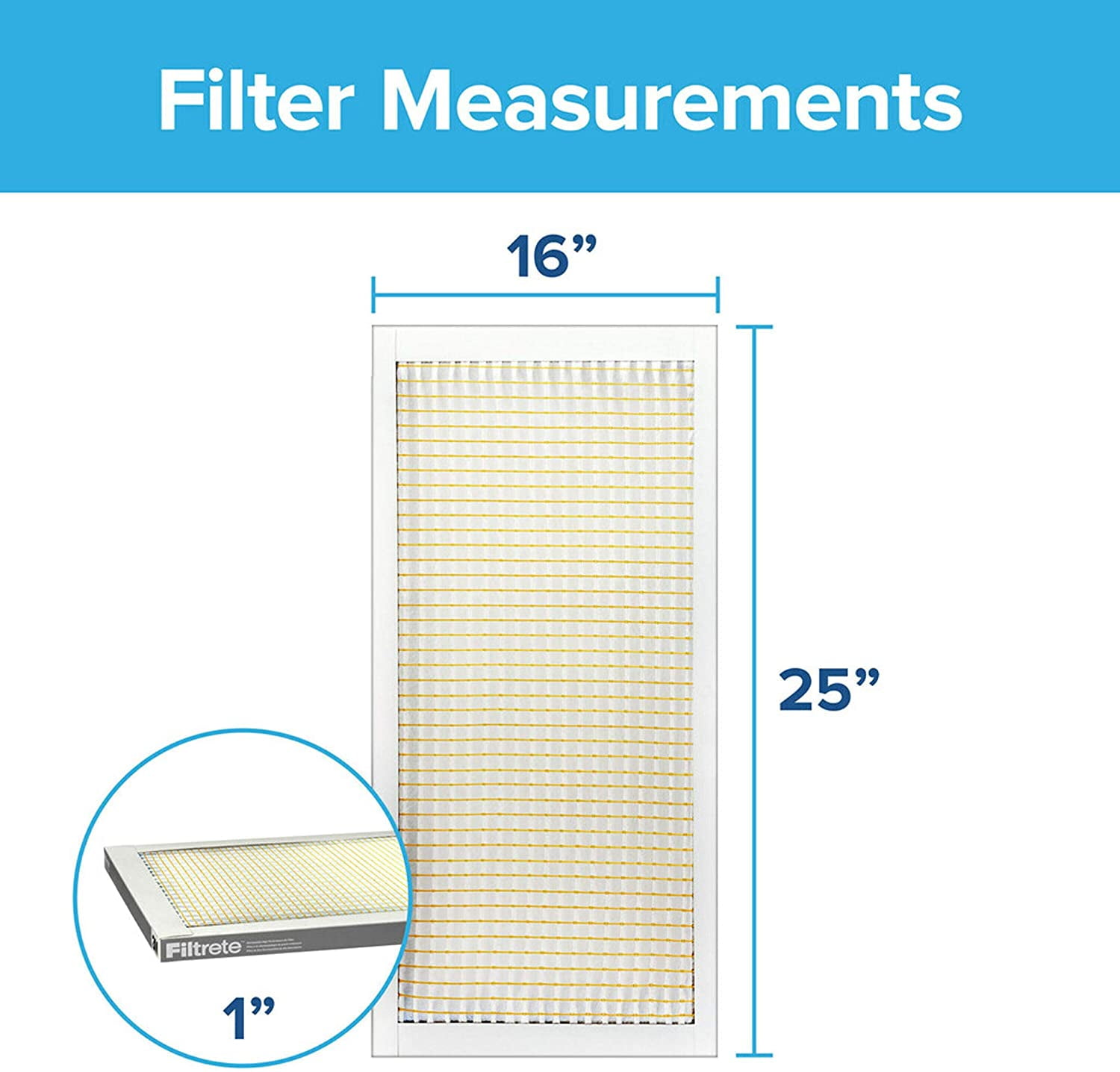 Filtrete A/C Filters MPR 300 Clean Living Basic Dust AC Furnace Air Filter 6-Pk 