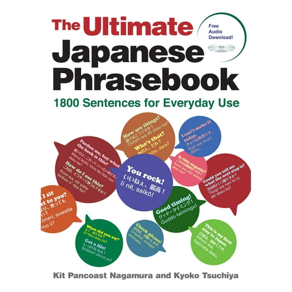 The Ultimate Japanese Phrasebook: 1800 Sentences for Everyday Use (Free Audio Download), (Paperback)