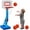 Blue, variant on Adjustable Height Toddler Basketball Hoop for Kids - Portable Pool & Outdoor Basketball Goal