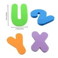 thumbnail image 2 of Uxgjfwu 36 Pcs Foam Letter Stickers, Self Adhesive Alphabet Stickers, Sticky Number Stickers, Colorful A to Z Letter Stickers for Kids DIY Art Craft, 2 of 7