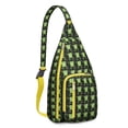 thumbnail image 1 of Abstract Art Sling Backpack - Modern Gallery Style Print Crossbody Bag, Fashionable for Work & School, 1 of 4