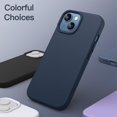 thumbnail image 6 of JETech Silicone Case for iPhone 13 Mini 5.4-Inch, Silky-Soft Touch Full-Body Protective Phone Case, Shockproof Cover with Microfiber Lining (Navy), 6 of 6