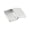 D, variant on B Rectangular Tin Storage Box With Clear Window Lid Portable Metal Organizer Case For Jewelry Nails Crafts Personals Sundries