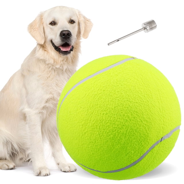 Miangastore Giant Tennis Ball Pet Ball For Outdoor Sports Exercise For Dogs Pets Durable Interactive Breeds