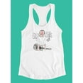thumbnail image 3 of Music Girl Fashion Tank Women -Image by Shutterstock, Female x-Small, 3 of 4