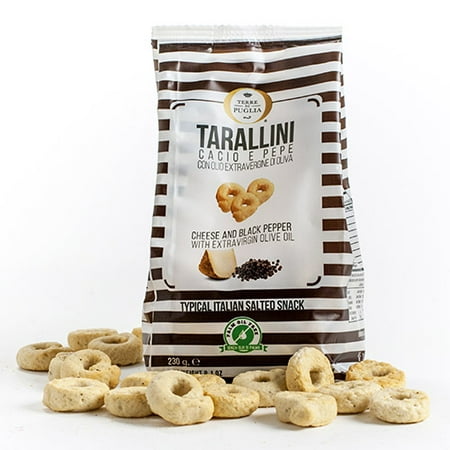 Tarallini by Terre di Puglia - Cheese & Black Pepper (230