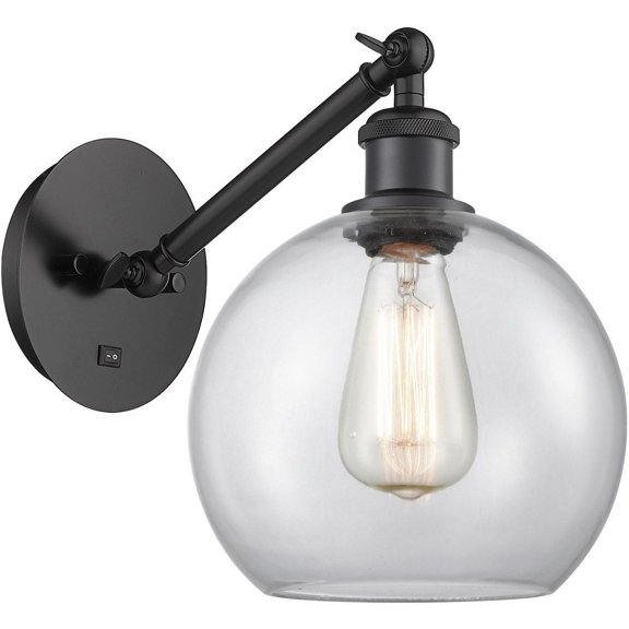 Innovations Lighting - Athens - 1 Light Wall Sconce In Industrial Style-12.38