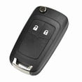 thumbnail image 4 of New 2/3B Rubber Flip Folding Remote Key Shell Fob Case for Chevrolet Aveo Cruze Sonic Malibu Car keys Accessories, 4 of 5