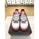 thumbnail image 3 of Ni - ke Size 5.5Y - Jordan 4 Retro Fire Red GS (2020) White Black Tech Grey 408452 160, 3 of 5