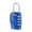 Blue, variant on Padlock Digit Password Combination Padlocks Password Padlock Zinc Alloy for Gym Outdoor Locker Cases Luggages