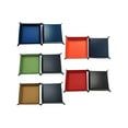 thumbnail image 6 of Topumt Folding Storage Box Durable PU Leather Quadrilateral Table Tray Dice Coin Keys Holder Tray, 6 of 6