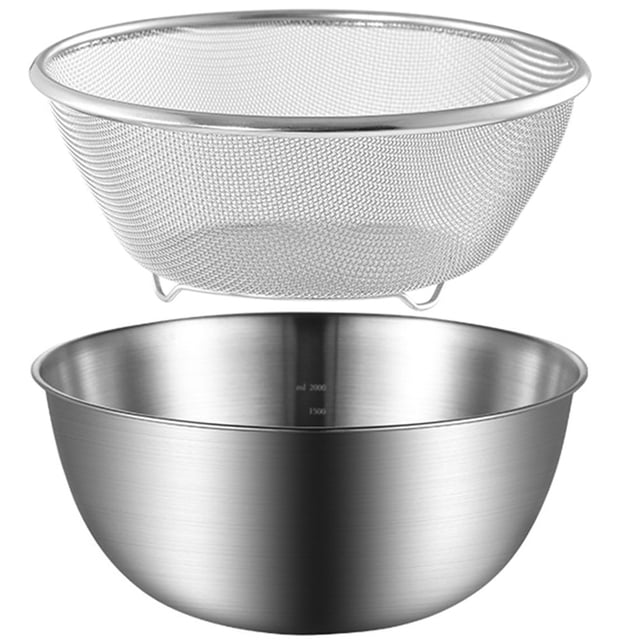 1 juego de colador de arroz, colador de frutas, cesto lavable para lavar verduras, colador de cocina