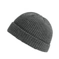 thumbnail image 2 of Tejiojio Fall Clearance Unisex Fashion Warm Winter Casual Knitted Hat Solid Color All-match Hat, 2 of 2