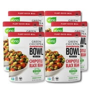 Vana Life Foods Plant Based, Gluten Free, Organic Vegan Green Chickpeas Chipotle Black Bean Superfood Bowl, 10 oz 6 Pack