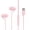Type-C Pink, variant on Joernso In-Ear Wired Headphones Immersive Surround Sound with Dual Dynamic Speakers Ergonomic Earphone Digital Supplies