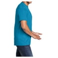 thumbnail image 3 of Yellow Rooster Mens Core Cotton Male T-Shirts Neon Blue 2XL, 3 of 5