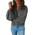 thumbnail image 2 of Vedolay Sweatshirt for Women Loose Soft Long Sleeve Pullover Tops Shirts 2023 Gray,S, 2 of 4