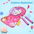 thumbnail image 1 of Juego de bádminton para niños, 1 par de raquetas coloridas para niños, diseño fácil de usar de bádminton para niños, 1 of 9