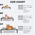 thumbnail image 2 of Cama para perros Cooling Elevated Heeyoo de malla transpirable de 24 cm de altura, 2 of 8