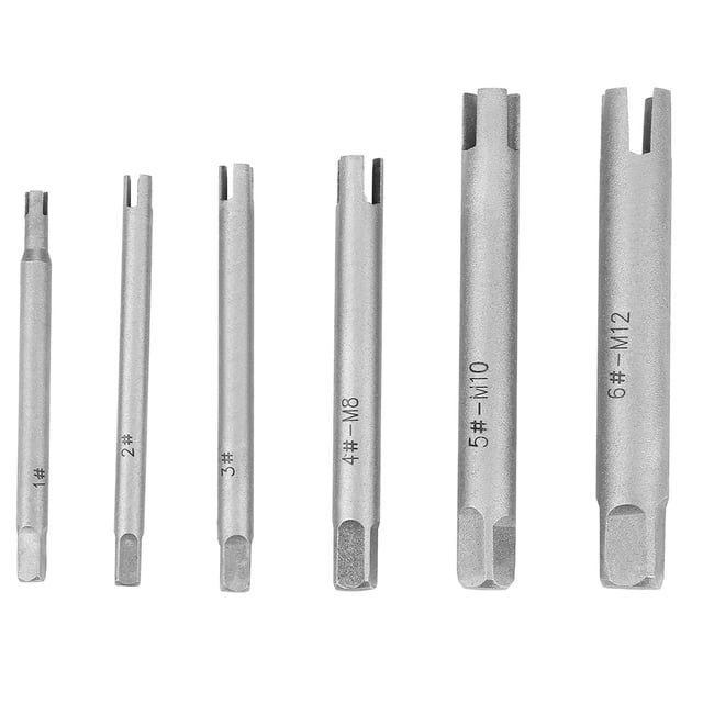 Broken Head Taps Remover, Steel Screw Extractor Stripped Screw Tap Extractor Set For Screw And Remover