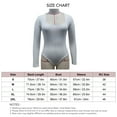 thumbnail image 3 of Body de manga larga NikouMX para mujer S M L XL XXL, 3 of 3