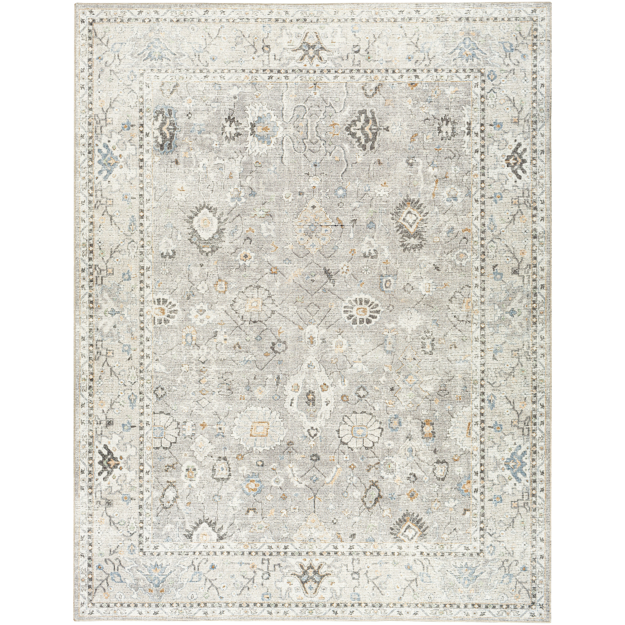 Surya x Becki Owens Davina Light Gray Rectangle Area Rug, 9'2" x 12