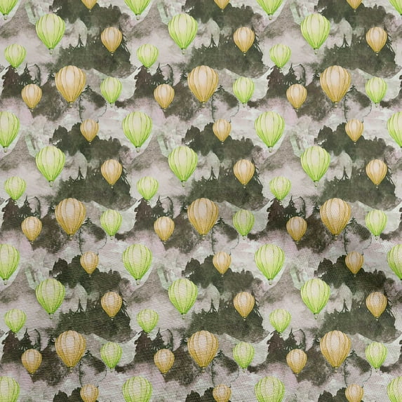 oneOone Cotton Poplin Lime Green Fabric Travel Quilting Supplies Print Sewing Fabric By The Yard 42 Inch Wide